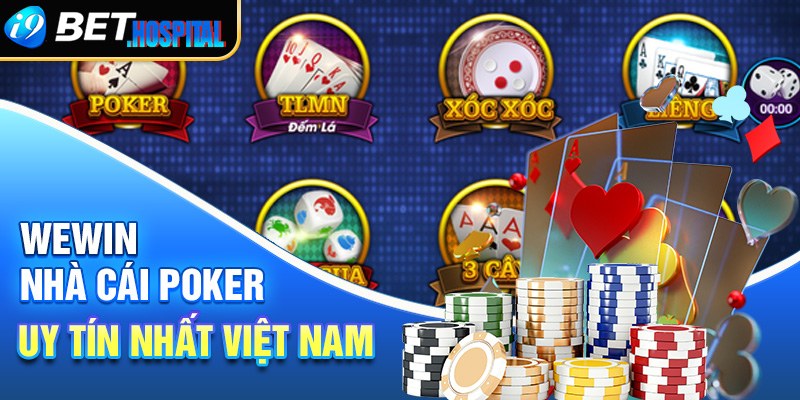 Wewin - Nhà cái poker uy tín nhất Việt NamWewin là một trong những nhà cái poker đổi thưởng tiền thật, thu hút đông đảo người chơi tại Việt Nam. Được phát triển bởi IDNPoker, một nền tảng poker châu Á phổ biến ở Việt Nam, người chơi có thể trải nghiệm chơi trực tiếp trên trình duyệt web, mang lại sự thuận tiện mà không yêu cầu tải về.
Một số ưu điểm nổi bật làm nên tên tuổi của của nhà cái poker uy tín Wewin như sau:
Ưu đãi đăng ký hấp dẫn với 90k chip để trải nghiệm poker online miễn phí.
Nạp lần đầu nhận ngay thưởng làm quen lên đến 4,000,000đ, tạo điều kiện thuận lợi cho người chơi mới.
Với hơn 10 năm hoạt động tại thị trường Việt Nam, Wewin poker khẳng định uy tín của mình.
Có thể trải nghiệm đặt cược với tiền ảo miễn phí trước khi chơi bằng tiền thật
Quy trình nạp rút nhanh chóng, với tiền vào tài khoản chỉ trong vòng 10-15 phút.